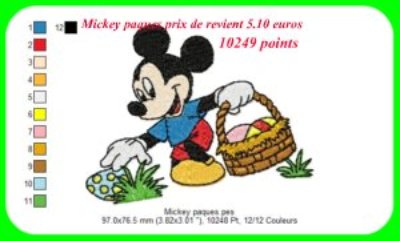 Mickey paques